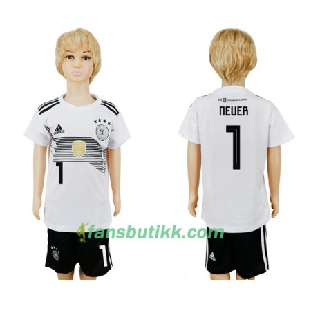 Fotball-VM 2018 Tyskland drakt Neuer 1 Barn Hjemmetrøye